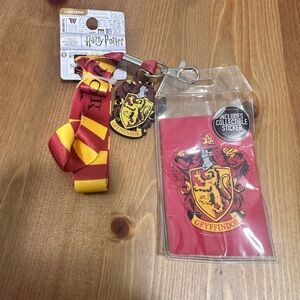 NEW Harry Potter Gryffindor Lanyard with ID Holder